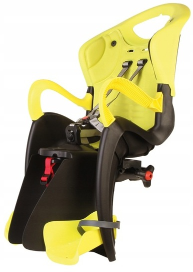 BELLELLI Tiger Clamp fotelik rowerowy na bagażnik HI-VIZ