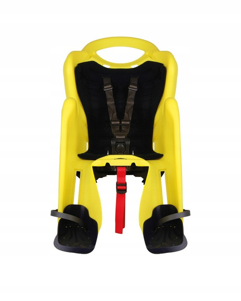 BELLELLI Mr Fox clamp fotelik rowerowy bagażnik HI-VIZ