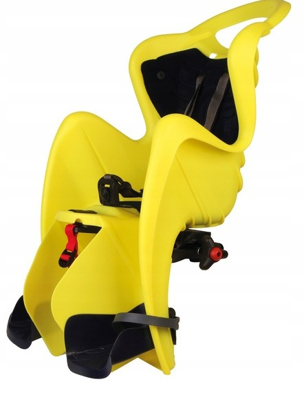 BELLELLI Mr Fox clamp fotelik rowerowy bagażnik HI-VIZ