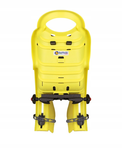 BELLELLI Mr Fox clamp fotelik rowerowy bagażnik HI-VIZ